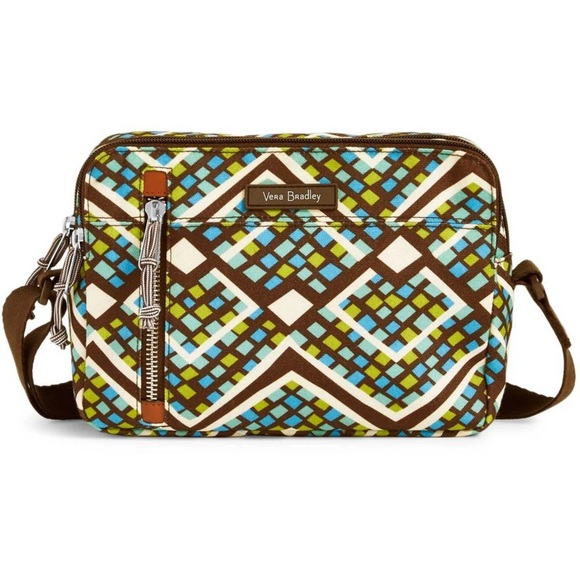 Like New Vera Bradley Lighten Up On the Horizon Crossbody, Polyester - Picture 1 of 7